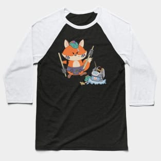 The Sushi Fox Baseball T-Shirt